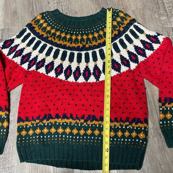 Vintage 1990s Melbourne Country Clothing Company Hand Knit Chunky Knit Sweater - Picture 16 of 16